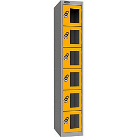 Stellar Probe Antibacterial Anti-Theft Vision Lockers with Manual Combination Lock - Office Storage