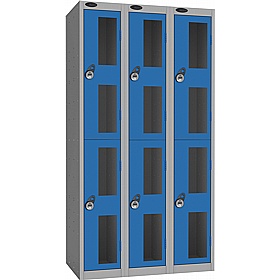 Stellar Probe Antibacterial Anti-Theft Vision Lockers with Manual Combination Lock - Office Storage