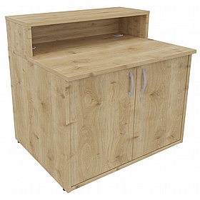 Enquire Modular Reception Desk High Cupboard - Reception Area