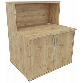 Enquire Modular Reception Desk High Cupboard - Reception Area