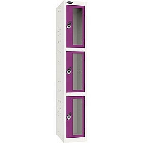 Stellar Probe Equinox Antibacterial Anti-Theft Vision Lockers with Manual Combination Lock - Office Storage