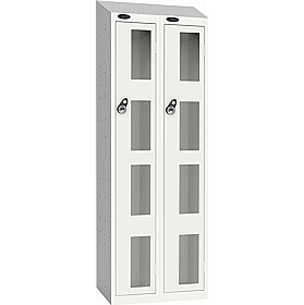 Stellar Probe Antibacterial Sloping Top Anti-Theft Vision Lockers with Manual Combination Lock - Office Storage