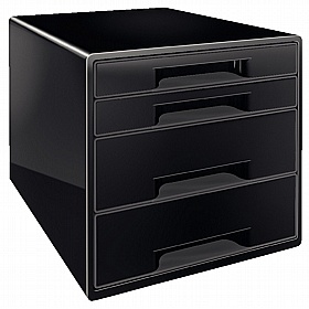 Leitz Noir 4 Drawer Desktop Cabinet