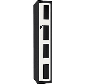 Stellar Probe Antibacterial Anti-Theft Vision Lockers with Coin Return Lock - Office Storage