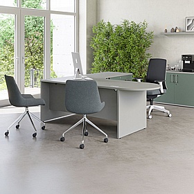 Forme D-End Ergonomic Radial Office Desks