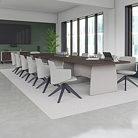 Confer Duo Curve Rectangular Breakout and Boardroom Tables