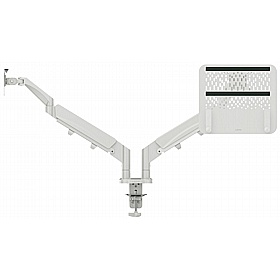 Leitz Ergo Dual Screen Laptop and Monitor Arm - Office Accessories