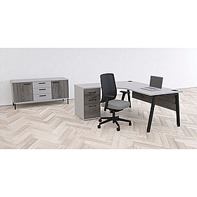 Unified Duo Executive Credenza Storage Unit - Office Storage