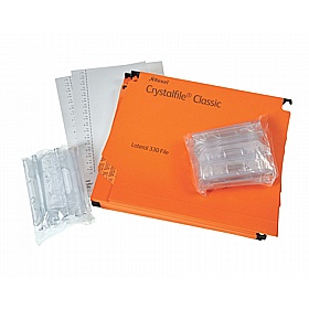 Rexel Crystalfile Classic 330 Lateral Files - Pack of 25 - Office Accessories