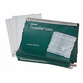 Rexel Crystalfile Extra Plus 330 Lateral Files - Pack of 25 - Office Accessories