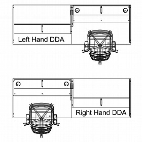 Enquire Duo DDA Reception Desk - Reception Area