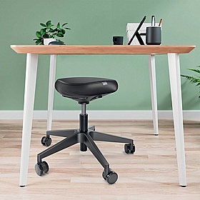 Leitz Ergo Comfort Sitting Vinyl Stool - Office Chairs