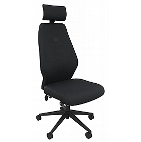Solo High Back Ergonomic Posture Task Chairs with Headrest - Office Chairs