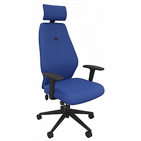 Solo High Back Ergonomic Posture Task Chairs with Headrest - Office Chairs