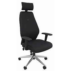 Solo High Back Ergonomic Posture Task Chairs with Headrest - Office Chairs
