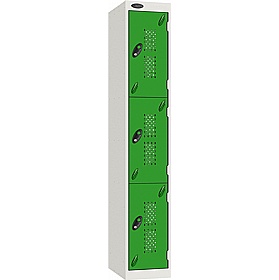 Stellar Probe Antibacterial Perforated Door Lockers with Cam Lock - Office Storage