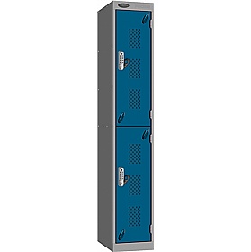 Stellar Probe Antibacterial Perforated Door Lockers with Digital Combination Lock - Office Storage