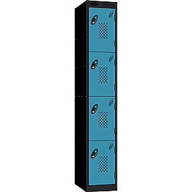 Stellar Probe Equinox Antibacterial Perforated Door Lockers with Cam Lock - Office Storage