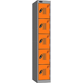 Stellar Probe Equinox Antibacterial Perforated Door Lockers with Cam Lock - Office Storage