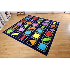 KinderColour Geometric Shapes Placement Carpet