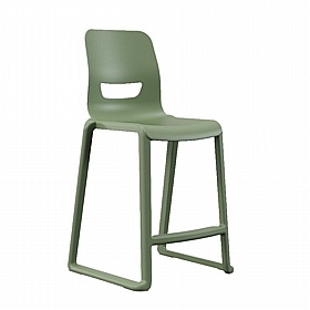 Postura Ergonomic One Piece High Back School Stools - School Furniture