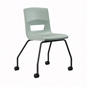 Postura Ergonomic 4 Leg Mobile School Chairs - School Furniture