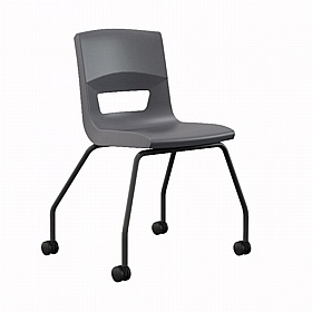 Postura Ergonomic 4 Leg Mobile School Chairs - School Furniture