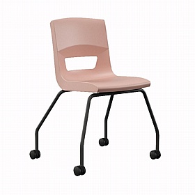 Postura Ergonomic 4 Leg Mobile School Chairs - School Furniture