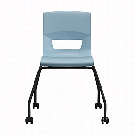 Postura Ergonomic 4 Leg Mobile School Chairs - School Furniture