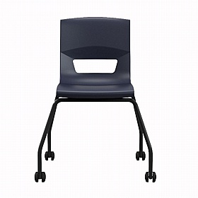 Postura Ergonomic 4 Leg Mobile School Chairs - School Furniture