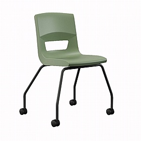 Postura Ergonomic 4 Leg Mobile School Chairs - School Furniture