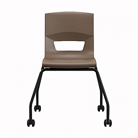 Postura Ergonomic 4 Leg Mobile School Chairs - School Furniture