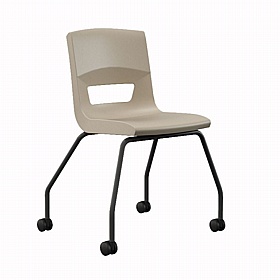 Postura Ergonomic 4 Leg Mobile School Chairs - School Furniture