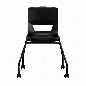 Postura Ergonomic 4 Leg Mobile School Chairs - School Furniture