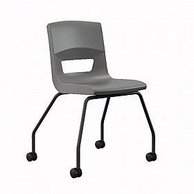 Postura Ergonomic 4 Leg Mobile School Chairs - School Furniture