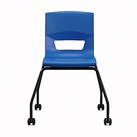 Postura Ergonomic 4 Leg Mobile School Chairs - School Furniture