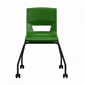 Postura Ergonomic 4 Leg Mobile School Chairs - School Furniture