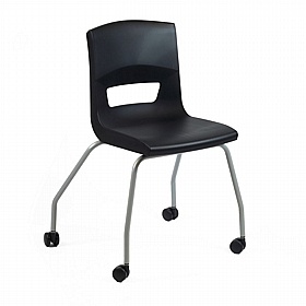 Postura Ergonomic 4 Leg Mobile School Chairs - School Furniture
