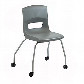 Postura Ergonomic 4 Leg Mobile School Chairs - School Furniture