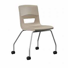 Postura Ergonomic 4 Leg Mobile School Chairs - School Furniture