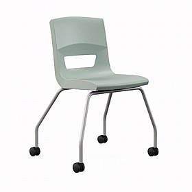 Postura Ergonomic 4 Leg Mobile School Chairs - School Furniture