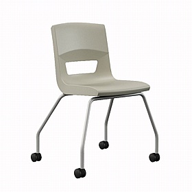 Postura Ergonomic 4 Leg Mobile School Chairs - School Furniture