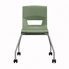 Postura Ergonomic 4 Leg Mobile School Chairs - School Furniture