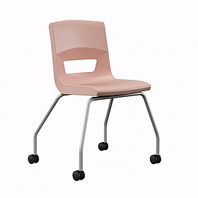 Postura Ergonomic 4 Leg Mobile School Chairs - School Furniture