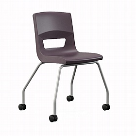 Postura Ergonomic 4 Leg Mobile School Chairs - School Furniture