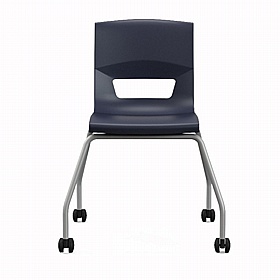 Postura Ergonomic 4 Leg Mobile School Chairs - School Furniture