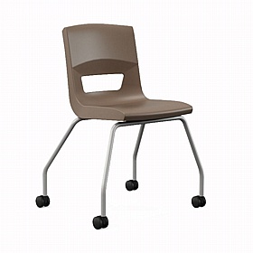 Postura Ergonomic 4 Leg Mobile School Chairs - School Furniture