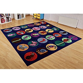 KinderColour Mini Beasts Placement Carpet