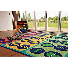 Kinder Yes No Maybe Placement Carpet - School Furniture