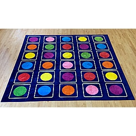 KinderColour Spots Placement Carpet